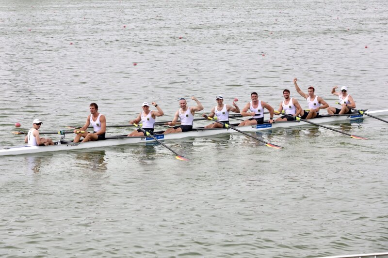 Finals Rowing Eight: 1. Netherlands 5:35.60; 2. Germany (Henry Hopmann, Lukas Föbinger, Henning Köncke, Leon Schandl, Tom Tewes, David Keefer, Friedrich Dunkel, René Schmela, Till Martini) 5:39.55; 3. China 5:42.27; 4. Italy 5:48.01; 5. USA 6:02.60.